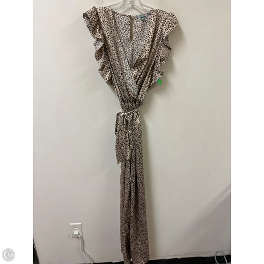 Jumpsuit By Good Luck Gem In Animal Print, Size: L