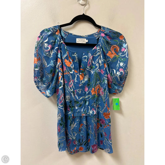 Top Short Sleeve By Cma In Blue, Size: S