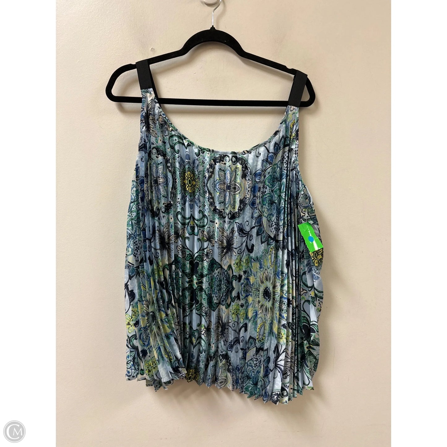 Top Sleeveless By Lane Bryant In Blue, Size: 4x
