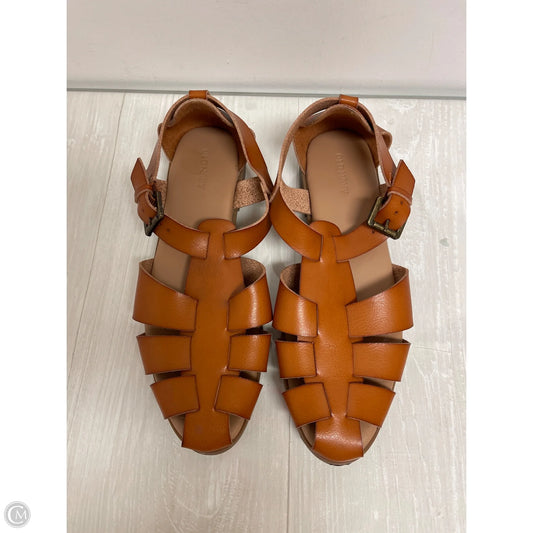 Sandals Flats By Old Navy In Brown, Size: 9