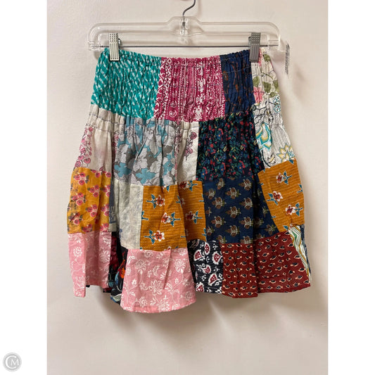 Skirt Mini & Short By Clothes Mentor In Multi-colored, Size: Osfm