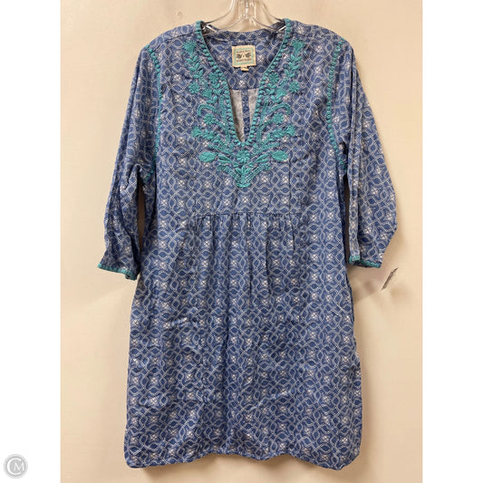 Dress Casual Short By Sigrid Olsen In Blue, Size: Xl