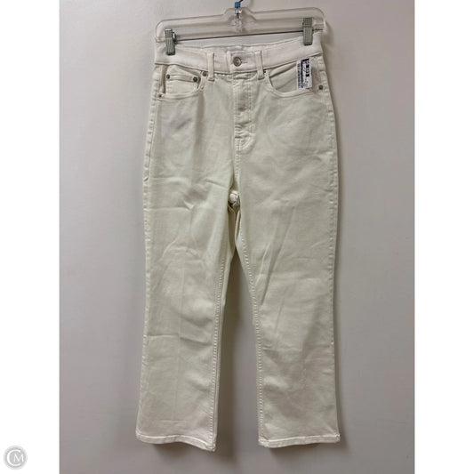 Jeans Boot Cut By Spanx In Cream, Size: 10