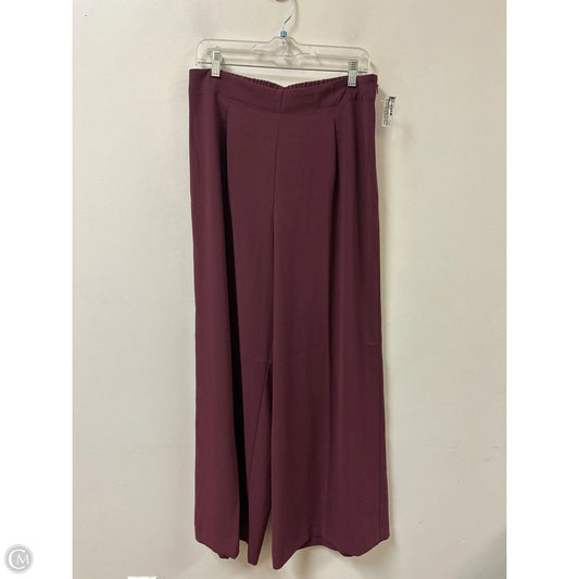 Pants Wide Leg By Ann Taylor In Purple, Size: 10