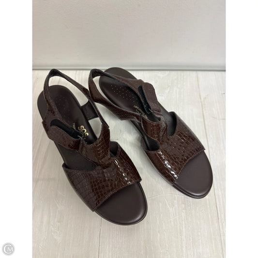 Sandals Flats By Sas In Brown, Size: 8.5