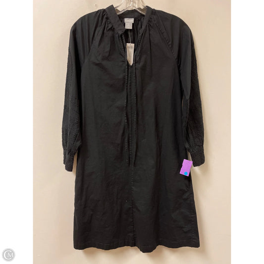 Dress Casual Midi By Chicos In Black, Size: Xs