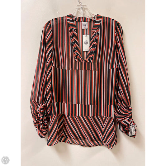 Tunic Long Sleeve By Cabi In Multi-colored, Size: Xs