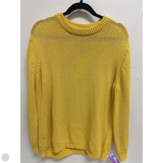 Sweater By Zara In Yellow, Size: Xl