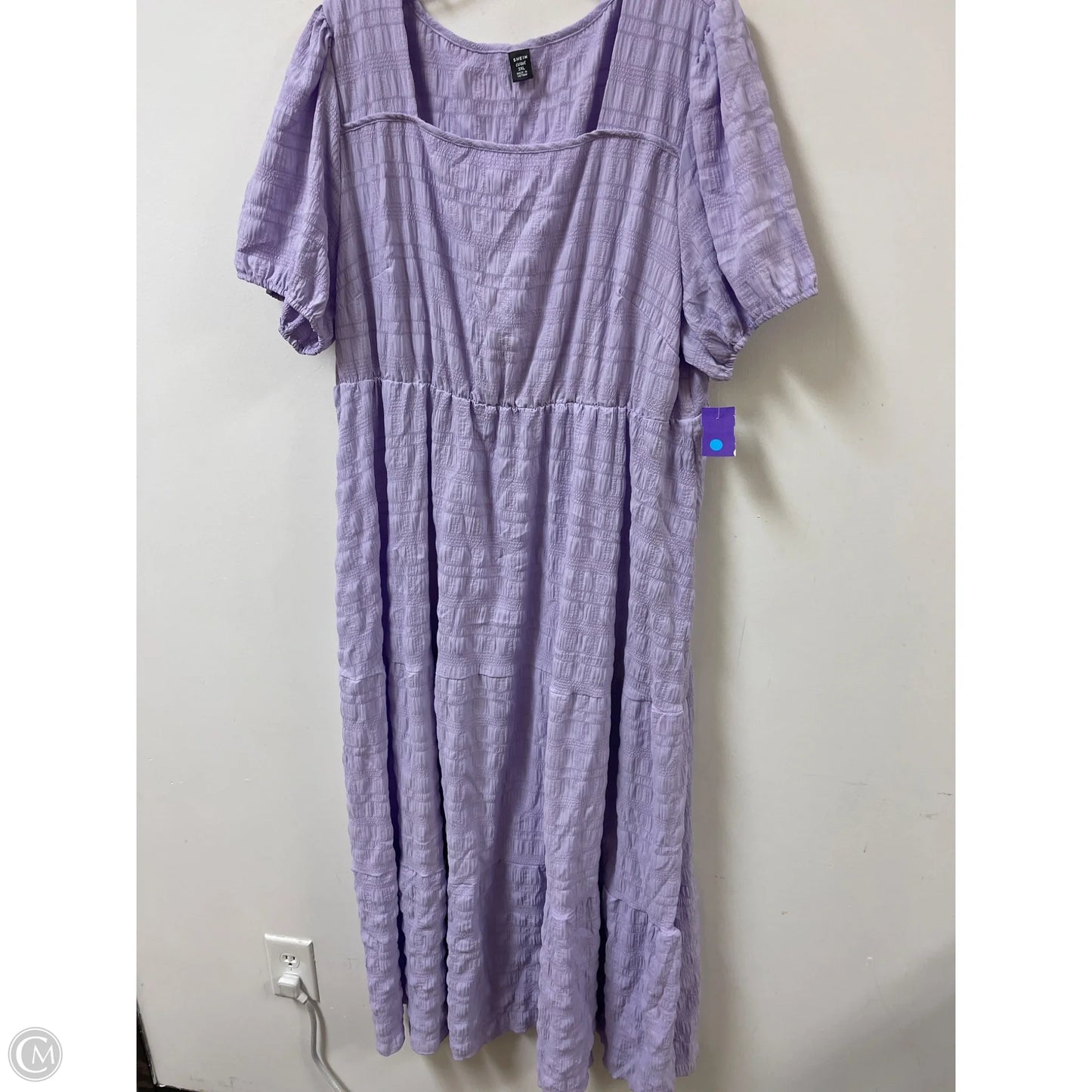 Dress Casual Maxi By Shein In Purple, Size: 3x