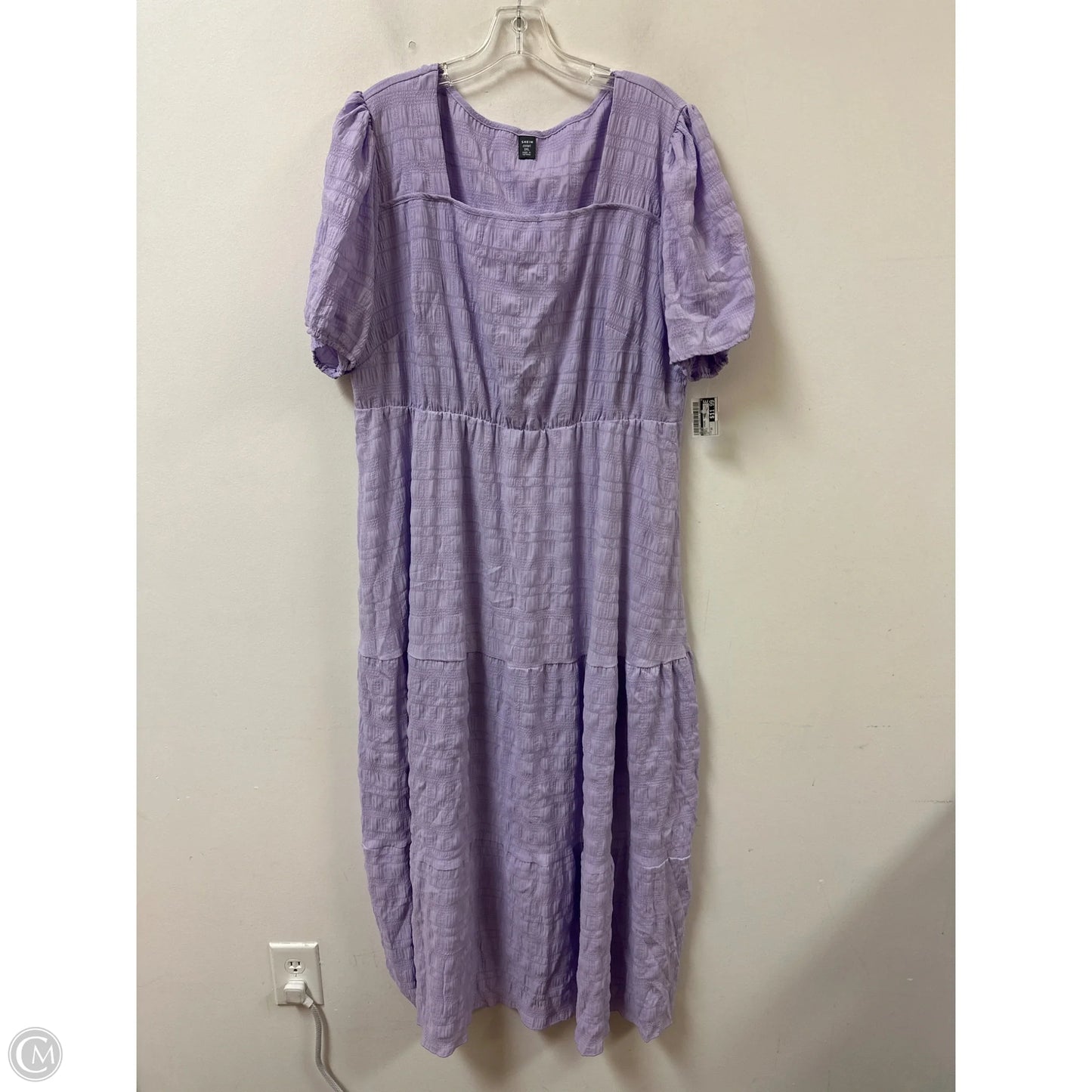Dress Casual Maxi By Shein In Purple, Size: 3x