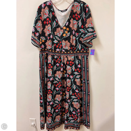 Dress Casual Maxi By Bloomchic In Multi-colored, Size: 2x