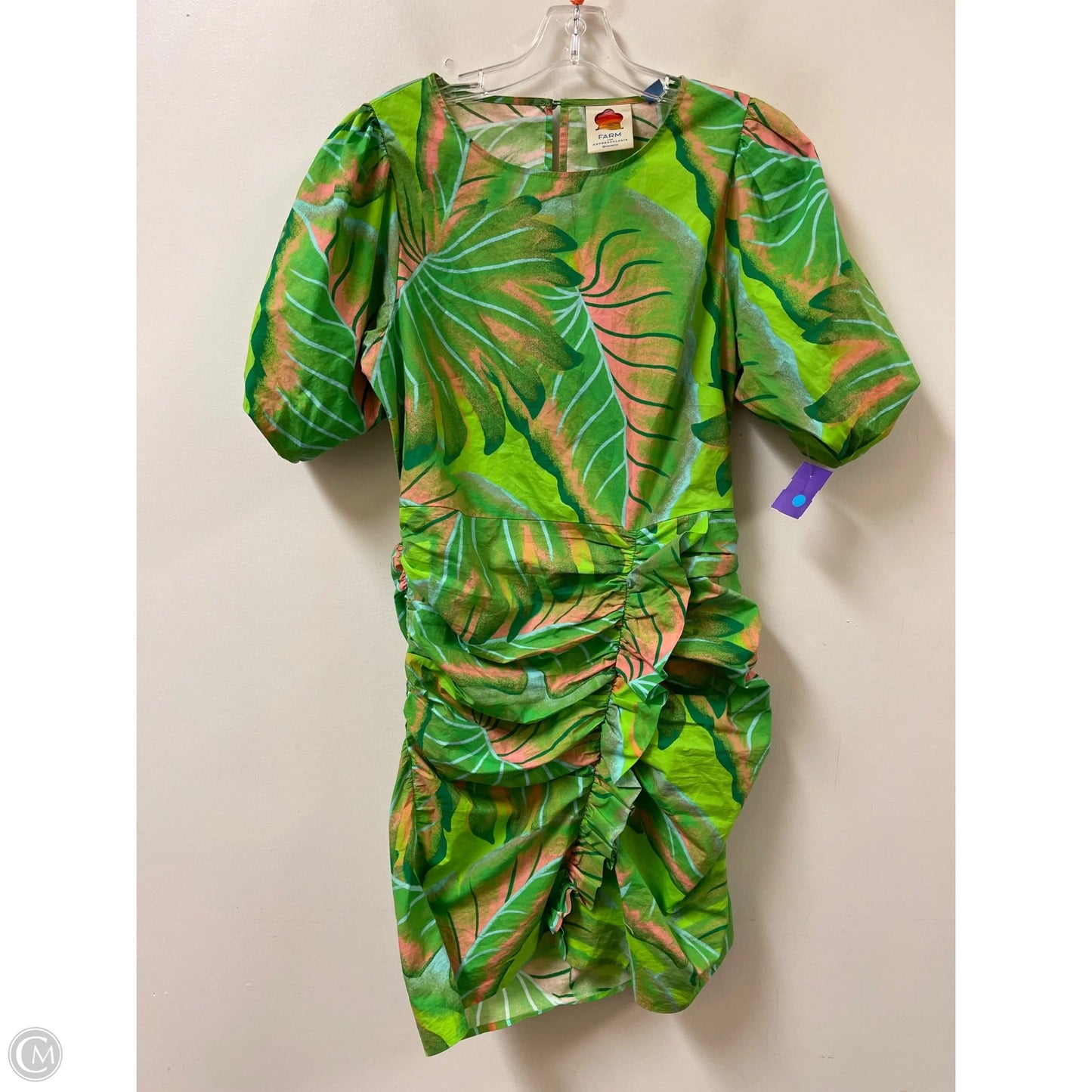 Dress Casual Midi By Farm Rio In Green, Size: M