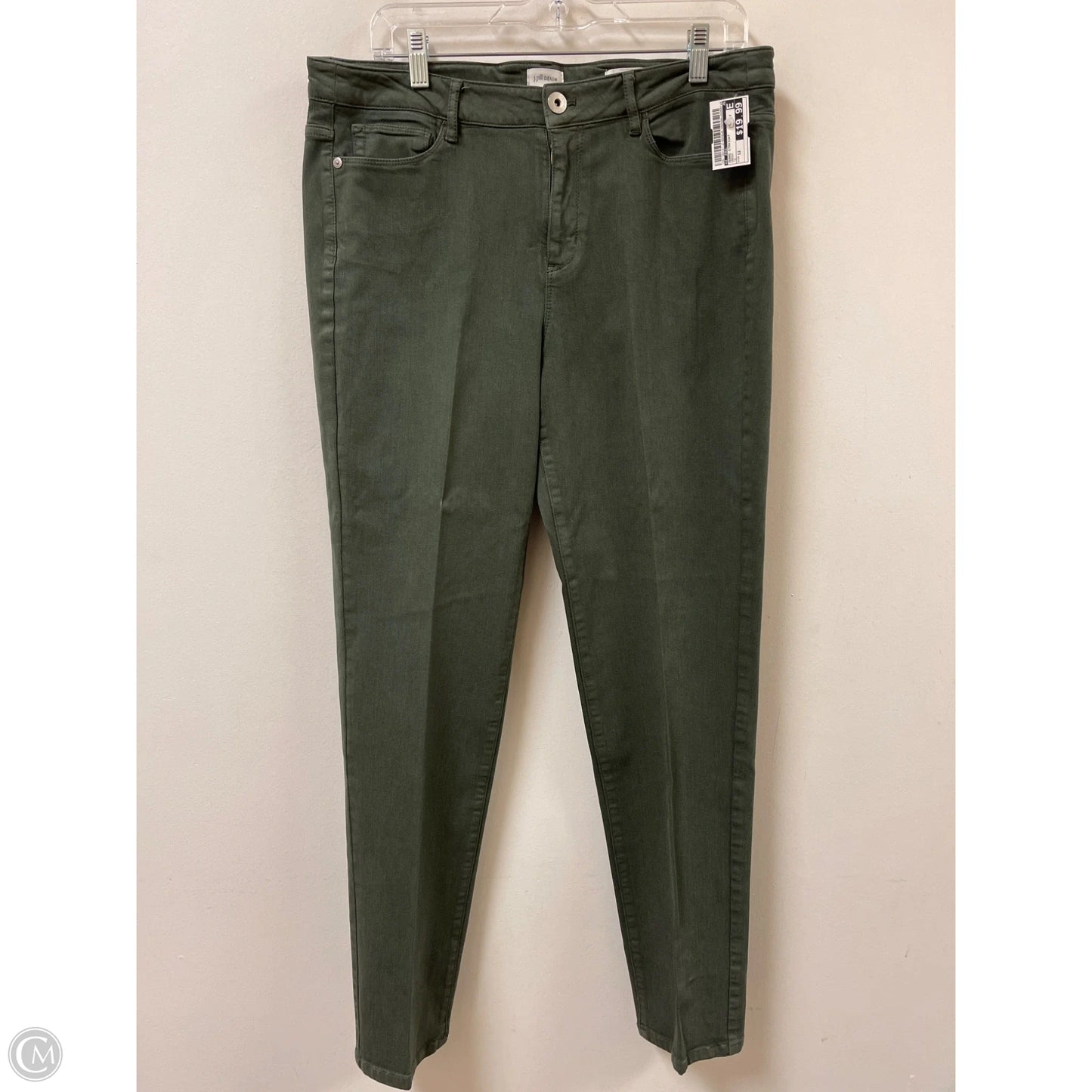 Jeans Straight By J. Jill In Green, Size: 12