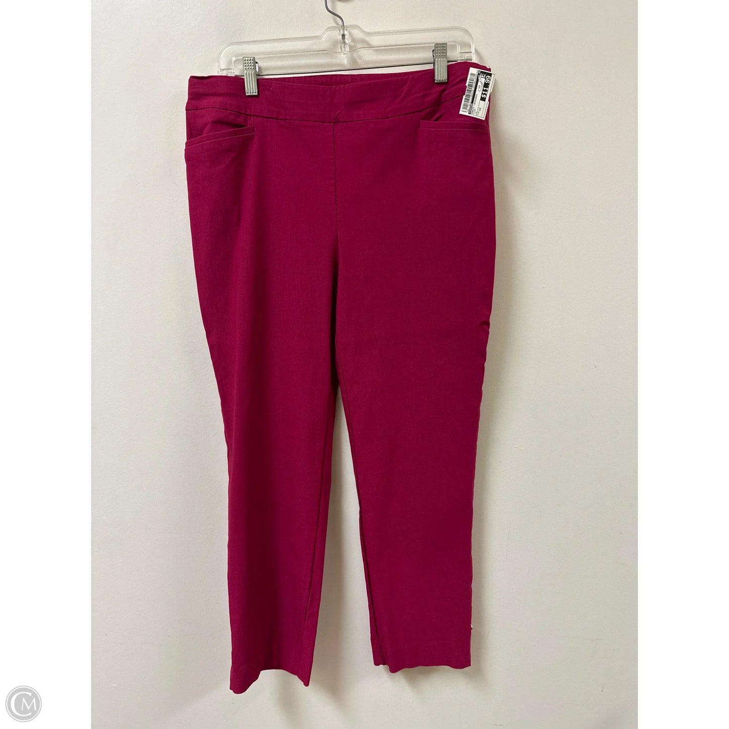 Pants Leggings By Chicos In Pink, Size: 12