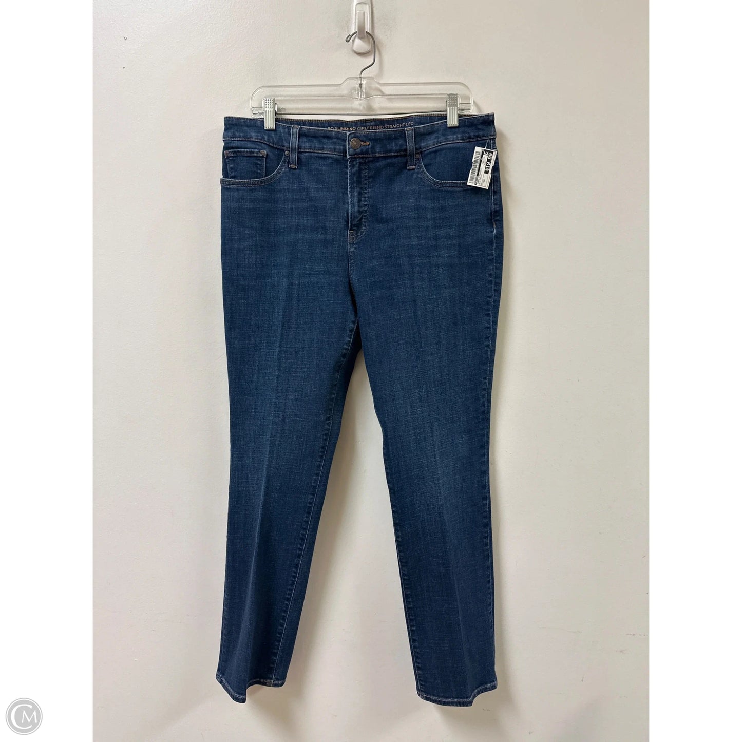Jeans Straight By Chicos In Blue Denim, Size: 10