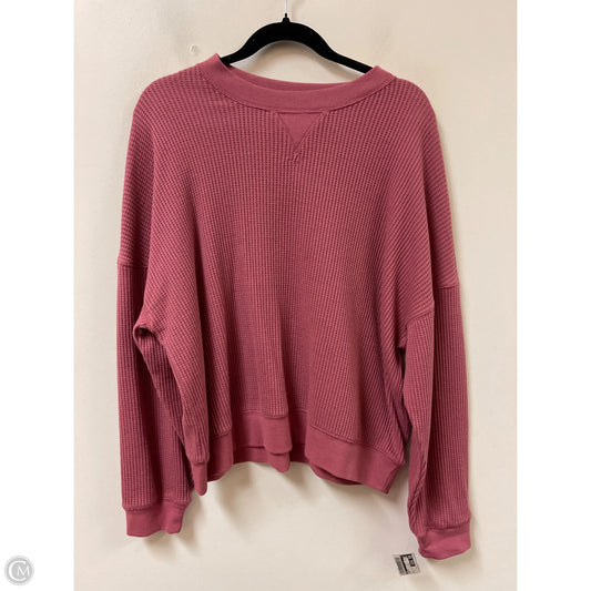 Sweater By Gap In Pink, Size: L