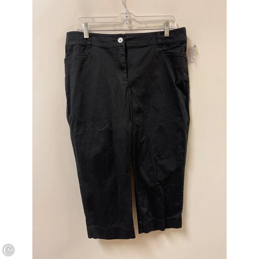 Capris By Chicos In Black, Size: 10