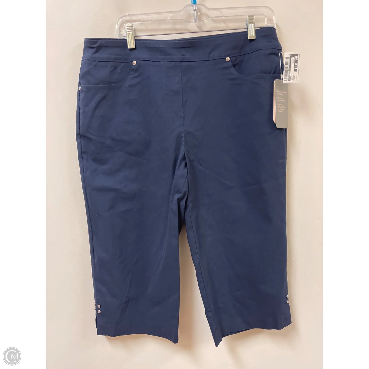 Capris By Allison Daley In Blue, Size: 10
