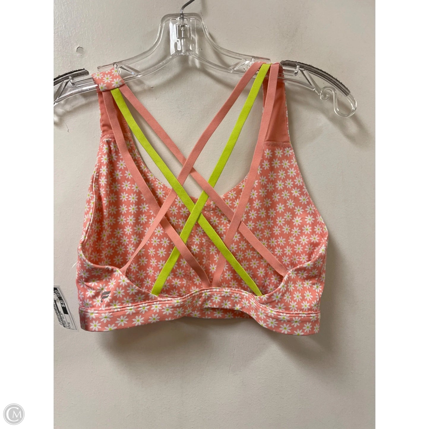 Athletic Bra By Fabletics In Floral Print, Size: S