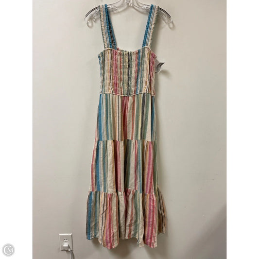 Dress Casual Maxi By Clothes Mentor In Striped Pattern, Size: M