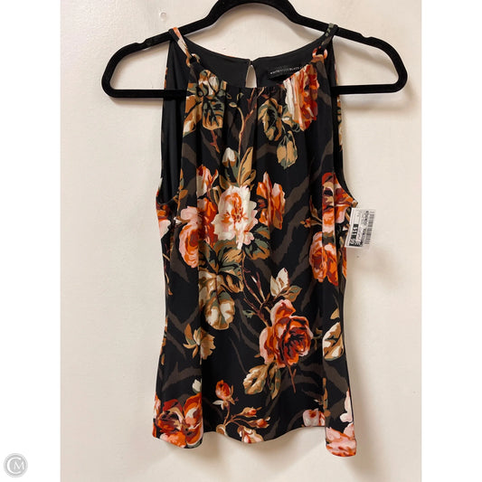 Top Sleeveless By White House Black Market In Floral Print, Size: S