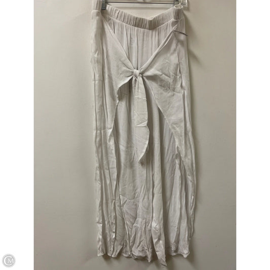 Pants Wide Leg By Serra In White, Size: 16