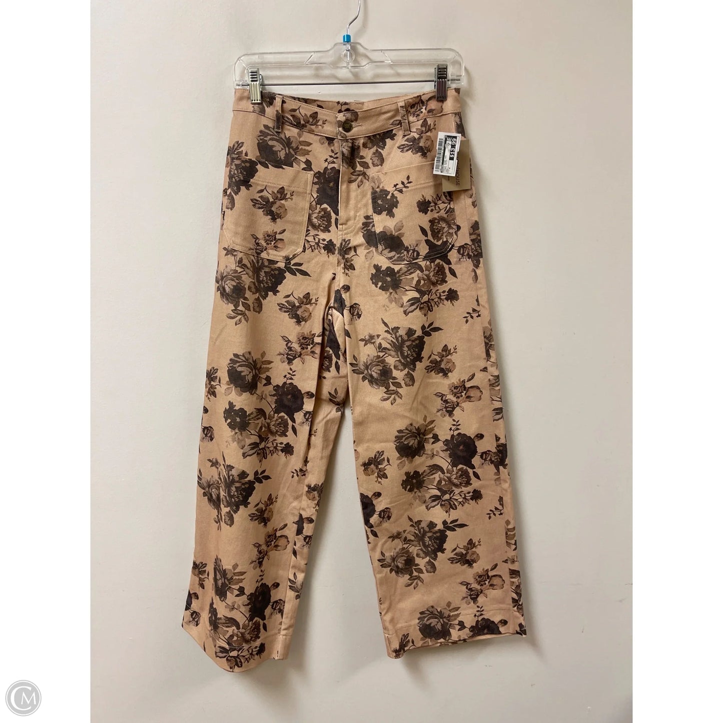 Pants Wide Leg By Entro In Floral Print, Size: 4