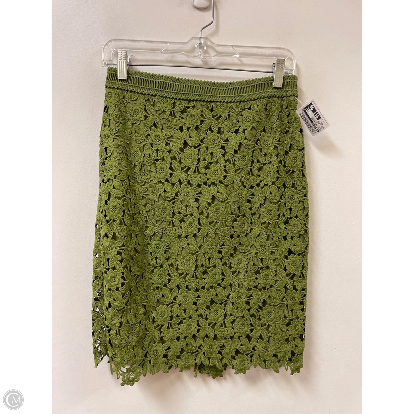 Skirt Mini & Short By Ann Taylor In Green, Size: 2p