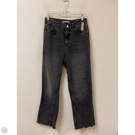 Jeans Straight By Zara In Black, Size: 6