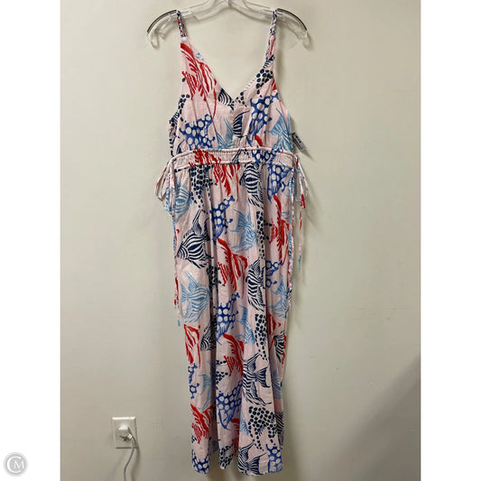 Dress Casual Maxi By Loft In Multi-colored, Size: M
