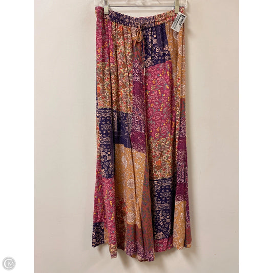 Pants Wide Leg By Natural Life In Multi-colored, Size: 10