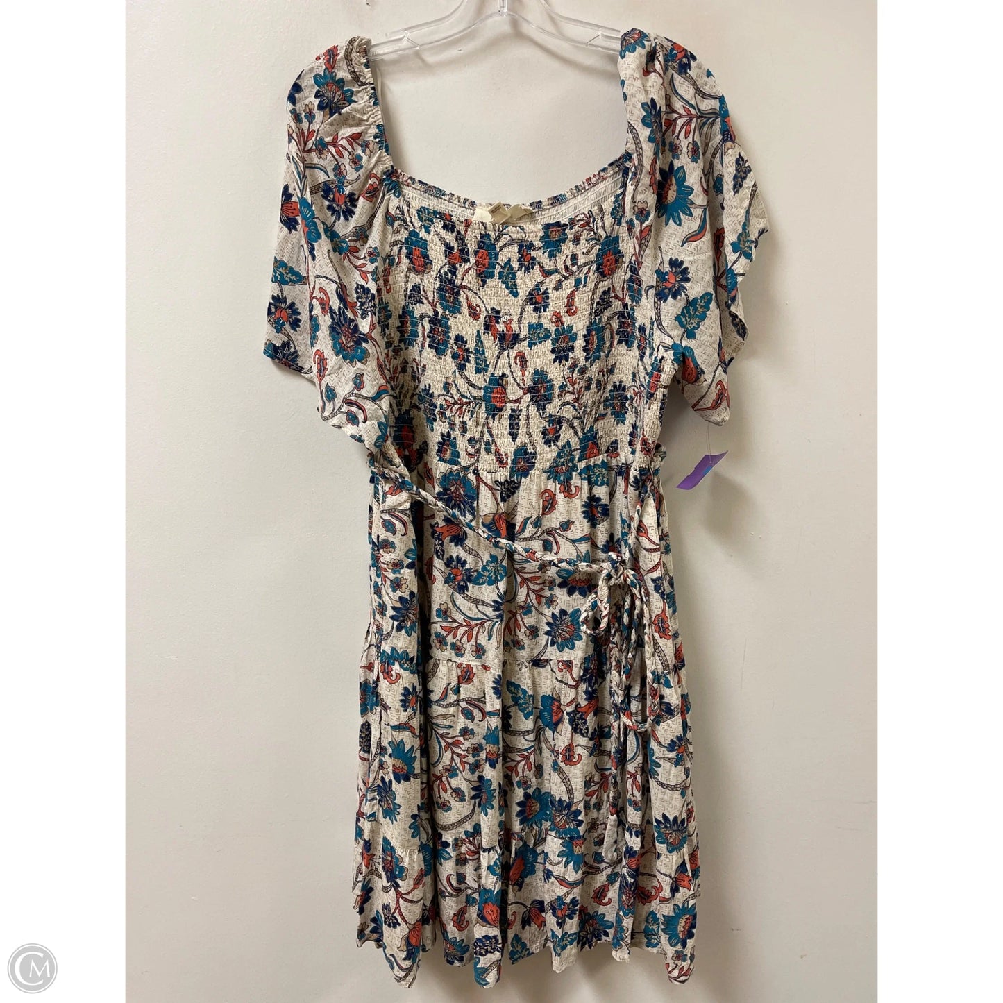 Dress Casual Midi By Nurture In Nautical Print, Size: 1x
