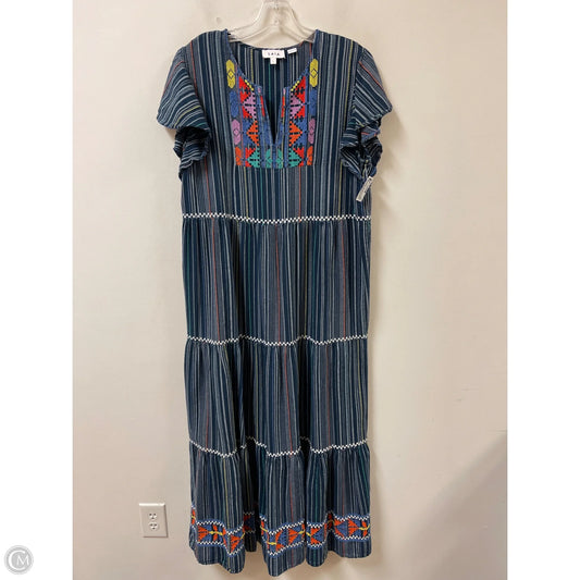 Dress Casual Maxi By Clothes Mentor In Navy, Size: L