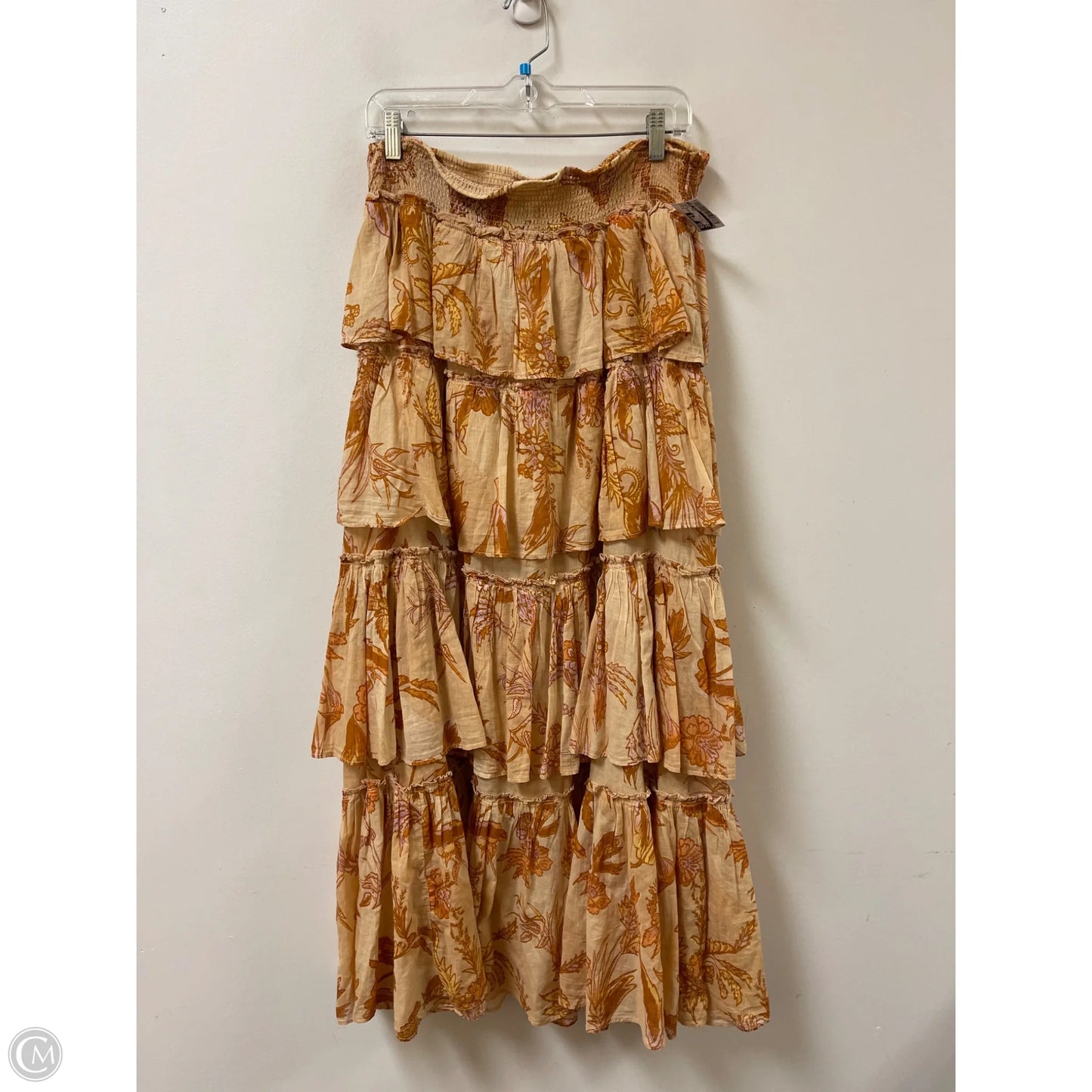 Skirt Maxi By Free People In Orange, Size: 12