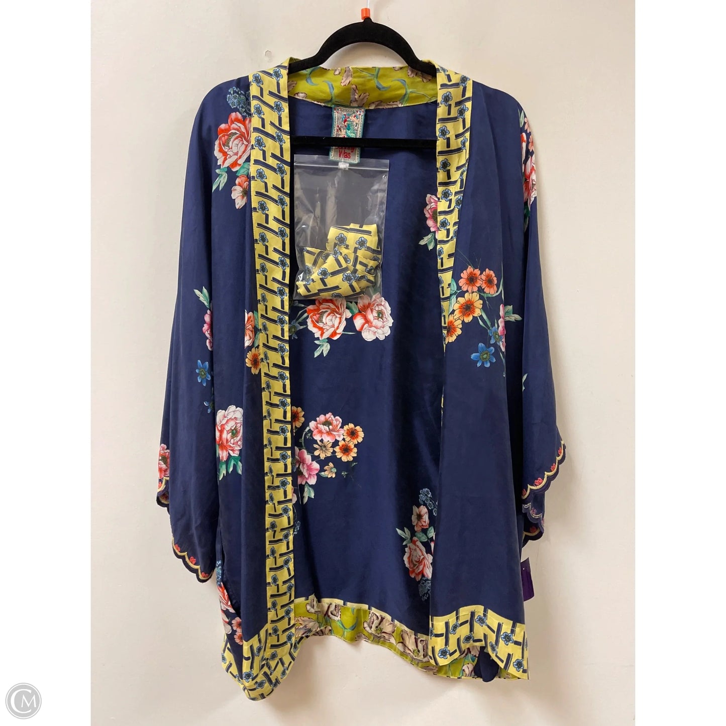 Kimono By Johnny Was In Blue, Size: L