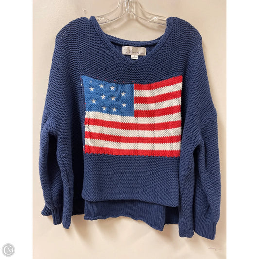 Sweater By Vintage Havana In Navy, Size: S