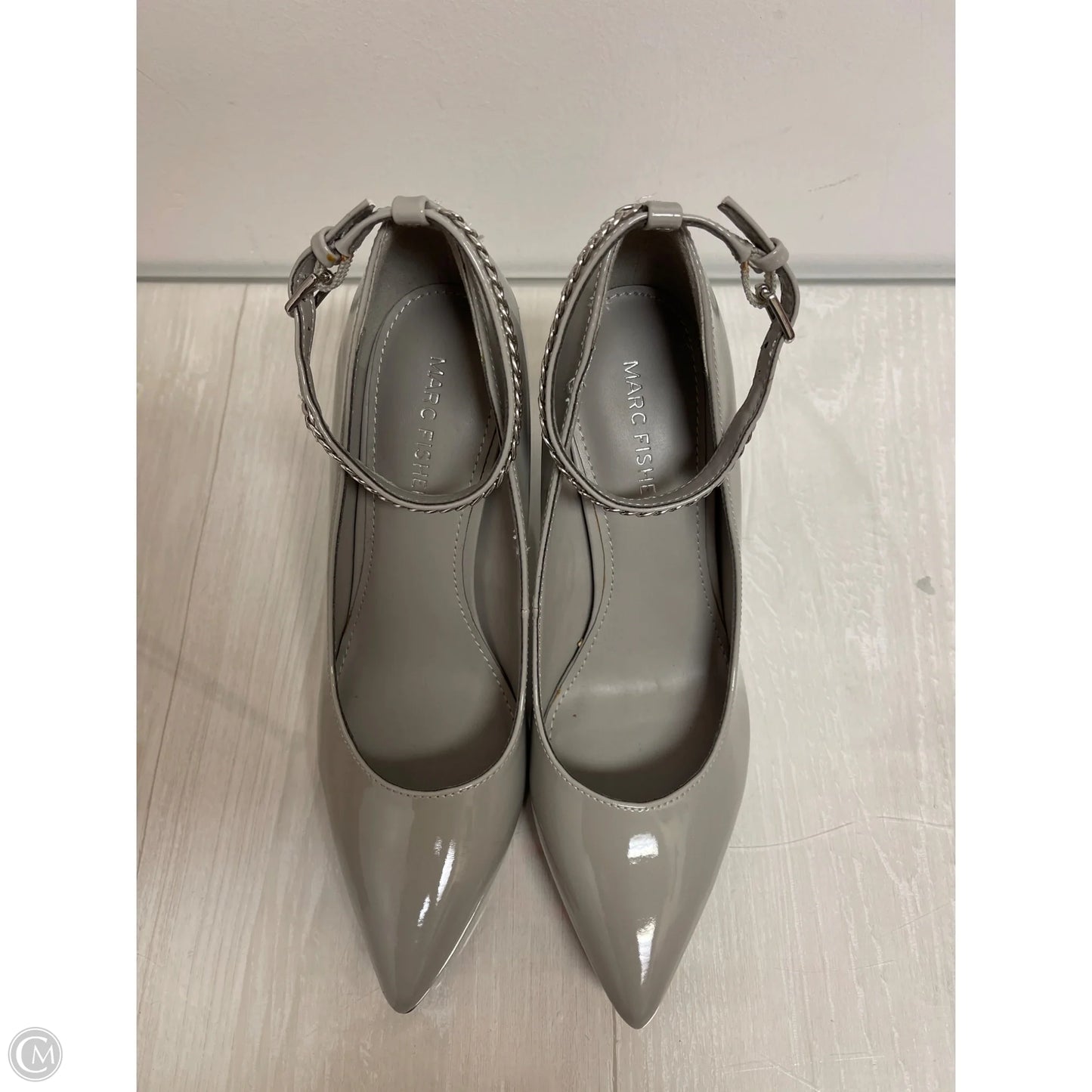 Shoes Heels Stiletto By Marc Fisher In Grey, Size: 6
