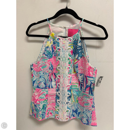Top Sleeveless Designer By Lilly Pulitzer In Multi-colored, Size: M