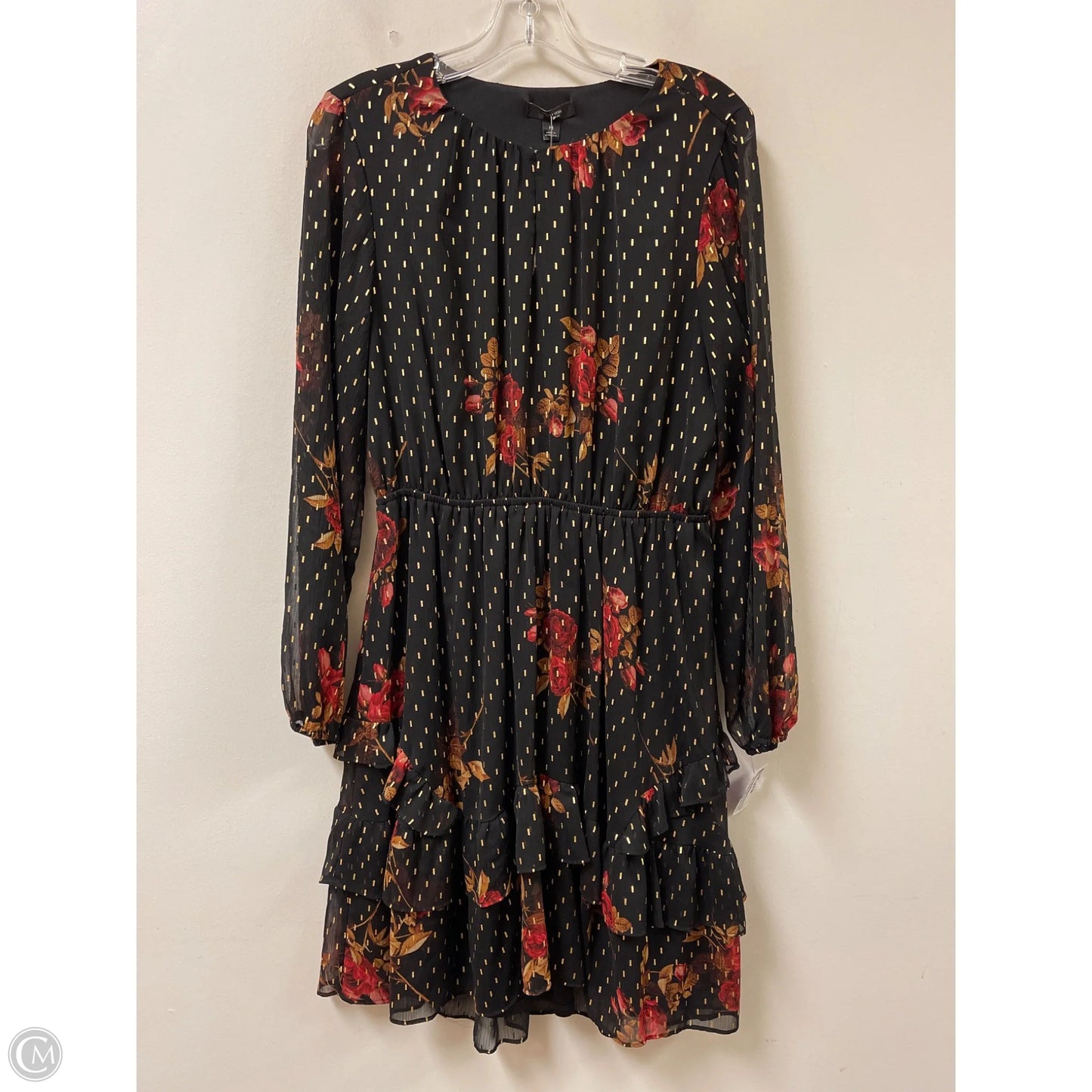 Dress Casual Midi By Simply Vera In Black, Size: M