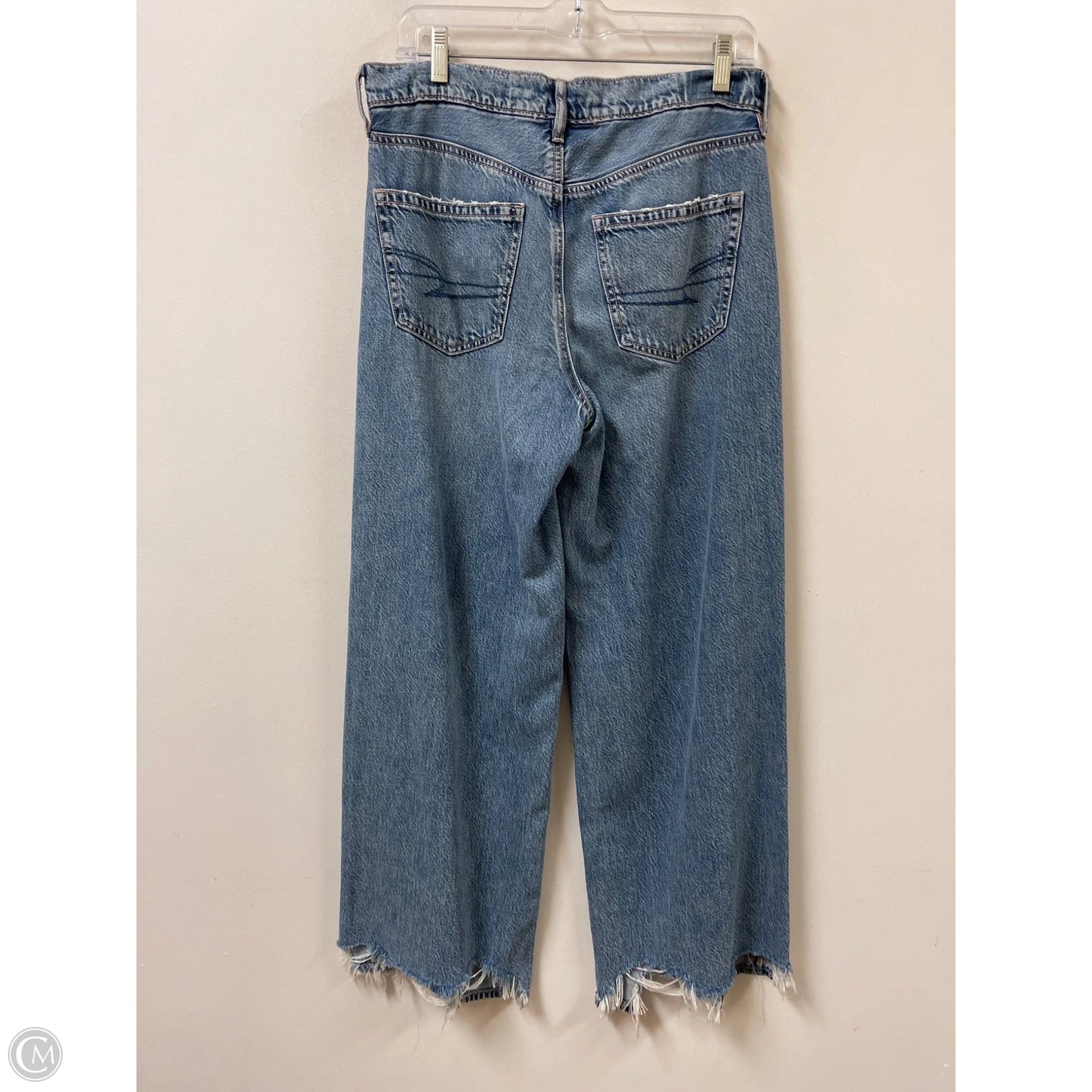 Jeans Boyfriend By American Eagle In Blue Denim, Size: 6