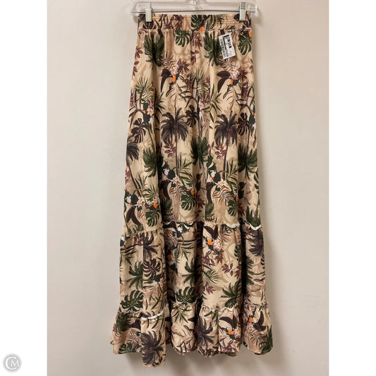 Skirt Maxi By Pull&bear In Tan, Size: 12