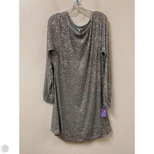 Dress Party Midi By Crown And Ivy In Silver, Size: L