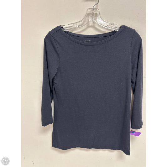 Top Long Sleeve By Garnet Hill In Blue, Size: Xs
