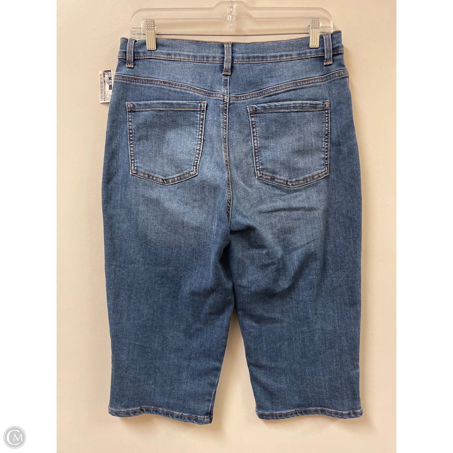 Capris By Gloria Vanderbilt In Blue Denim, Size: 10