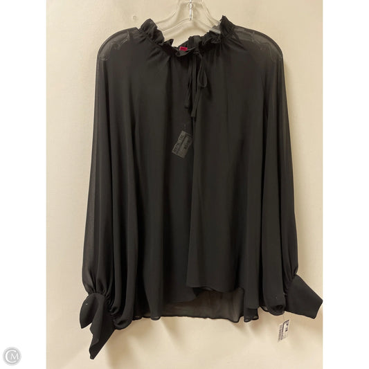 Top 2pc Long Sleeve By Vince Camuto In Black, Size: S