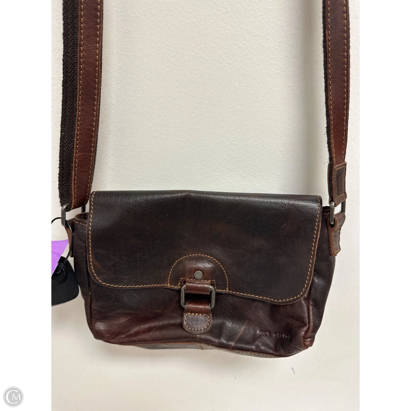 Crossbody Leather By Cma, Size: Medium