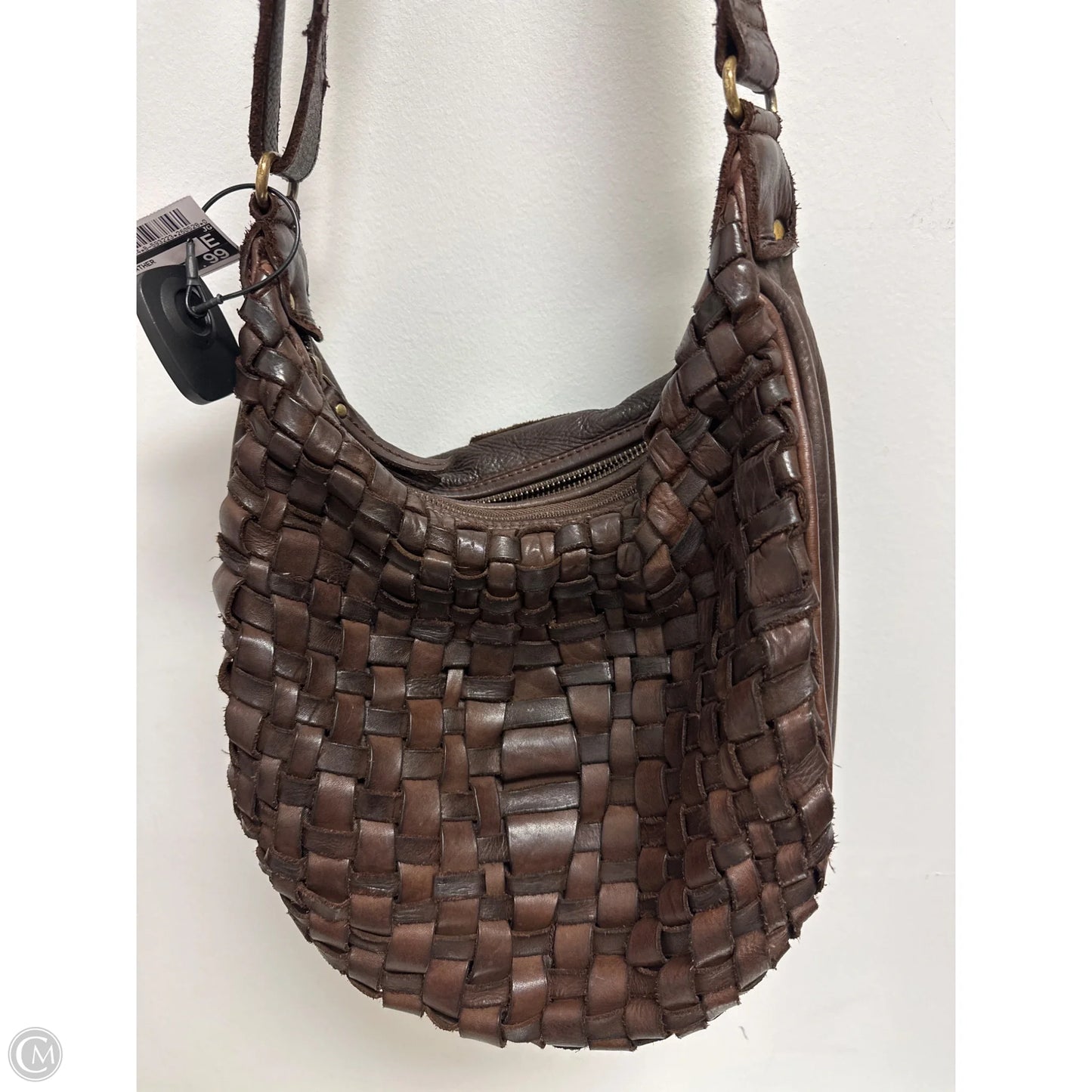 Handbag Leather By Cmc, Size: Medium