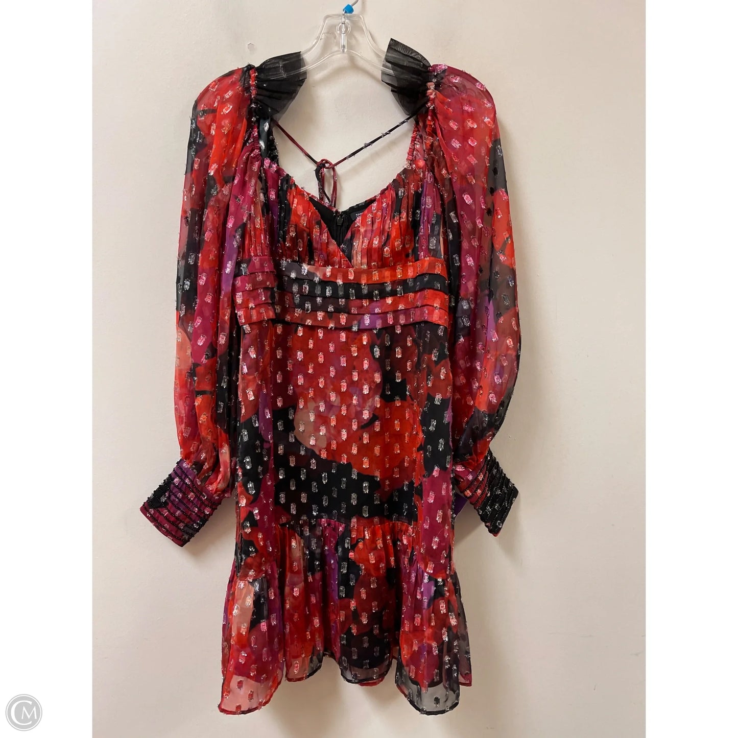 Dress Casual Short By Karen Millen In Red, Size: S