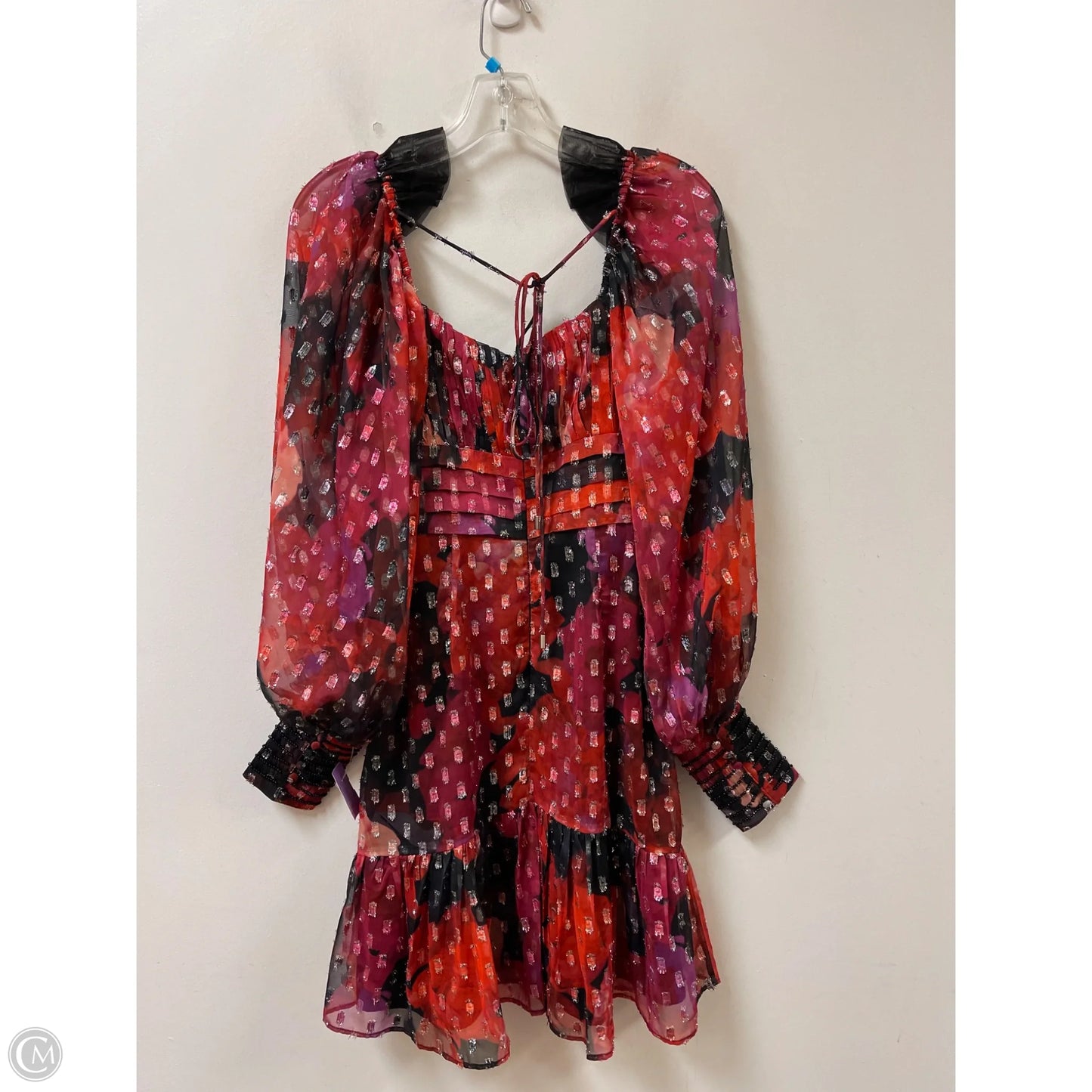 Dress Casual Short By Karen Millen In Red, Size: S