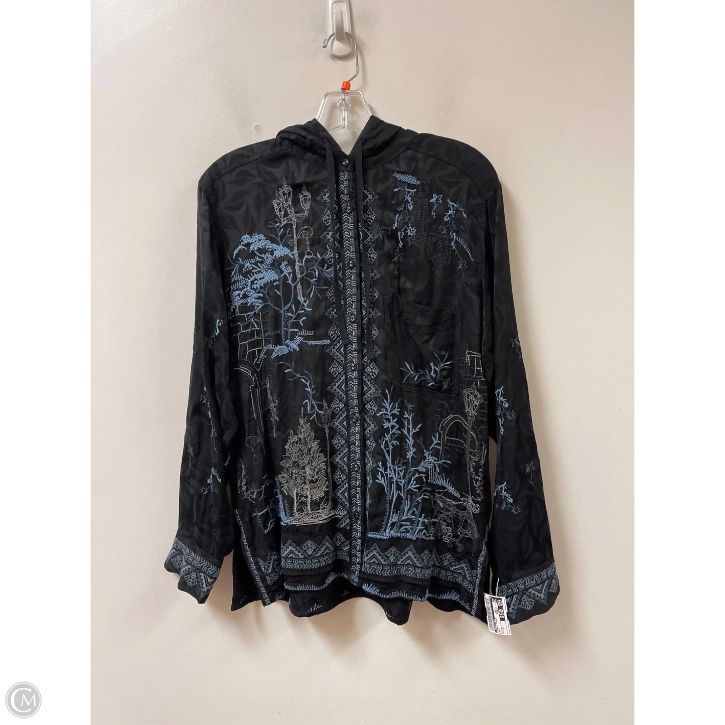 Jacket Other By Johnny Was In Navy, Size: S